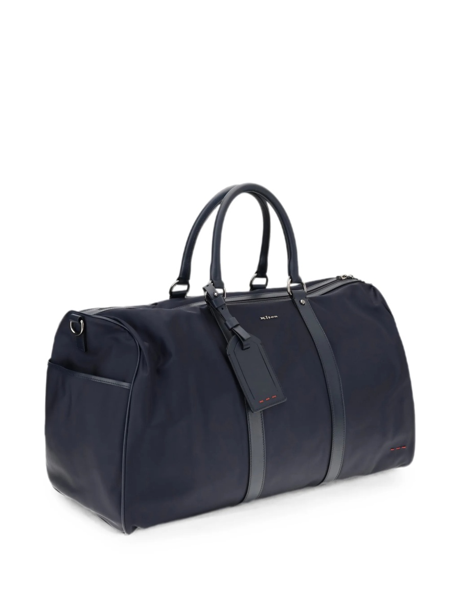 Geanta de voiaj KITON albastra din nylon - Img 2