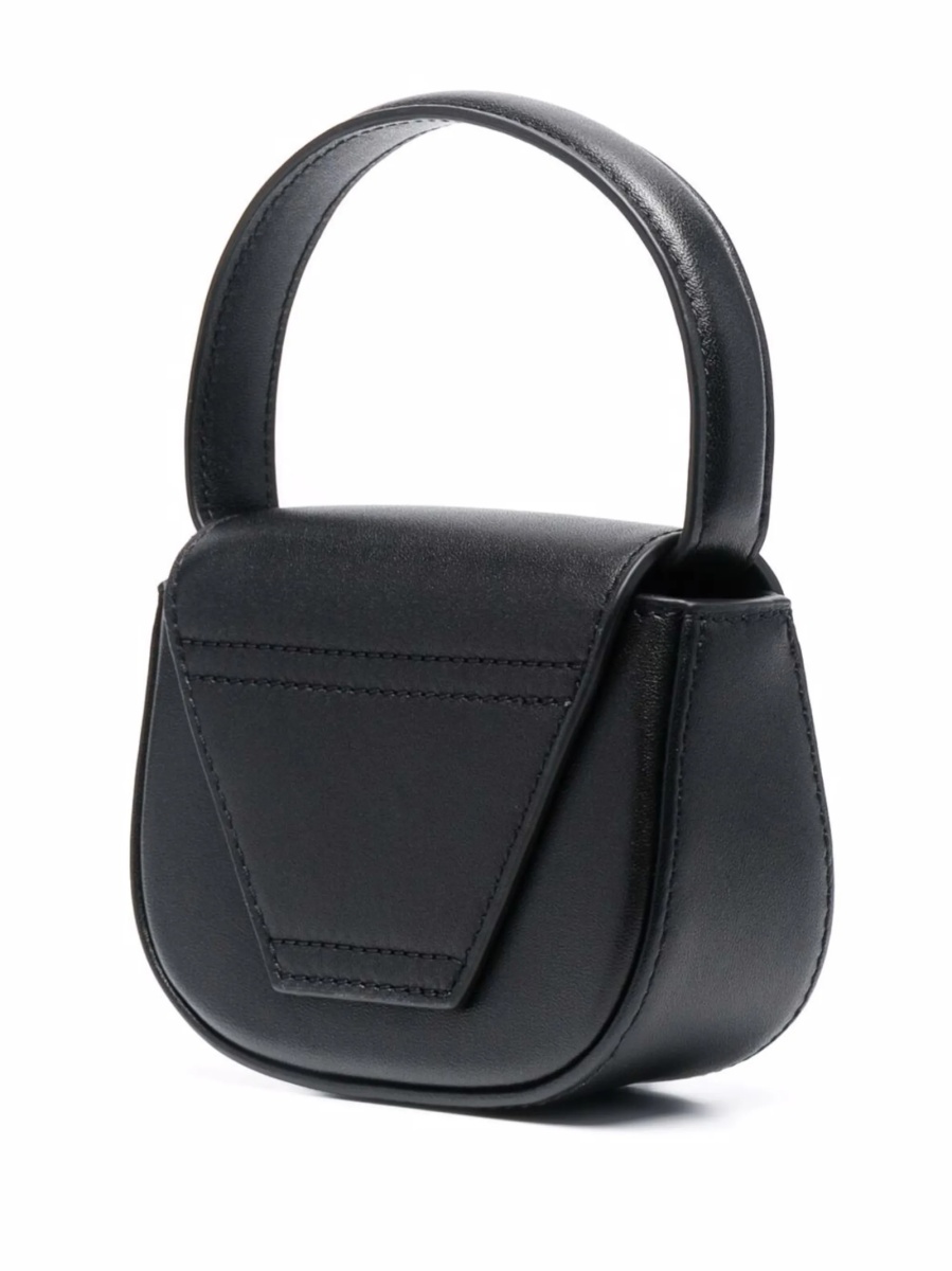 Geanta mini Diesel 1DR neagra din piele - Img 3
