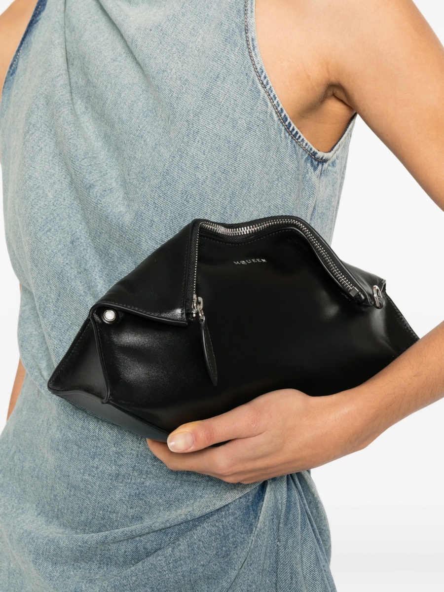 Geanta plic Alexander McQueen neagra - Img 2