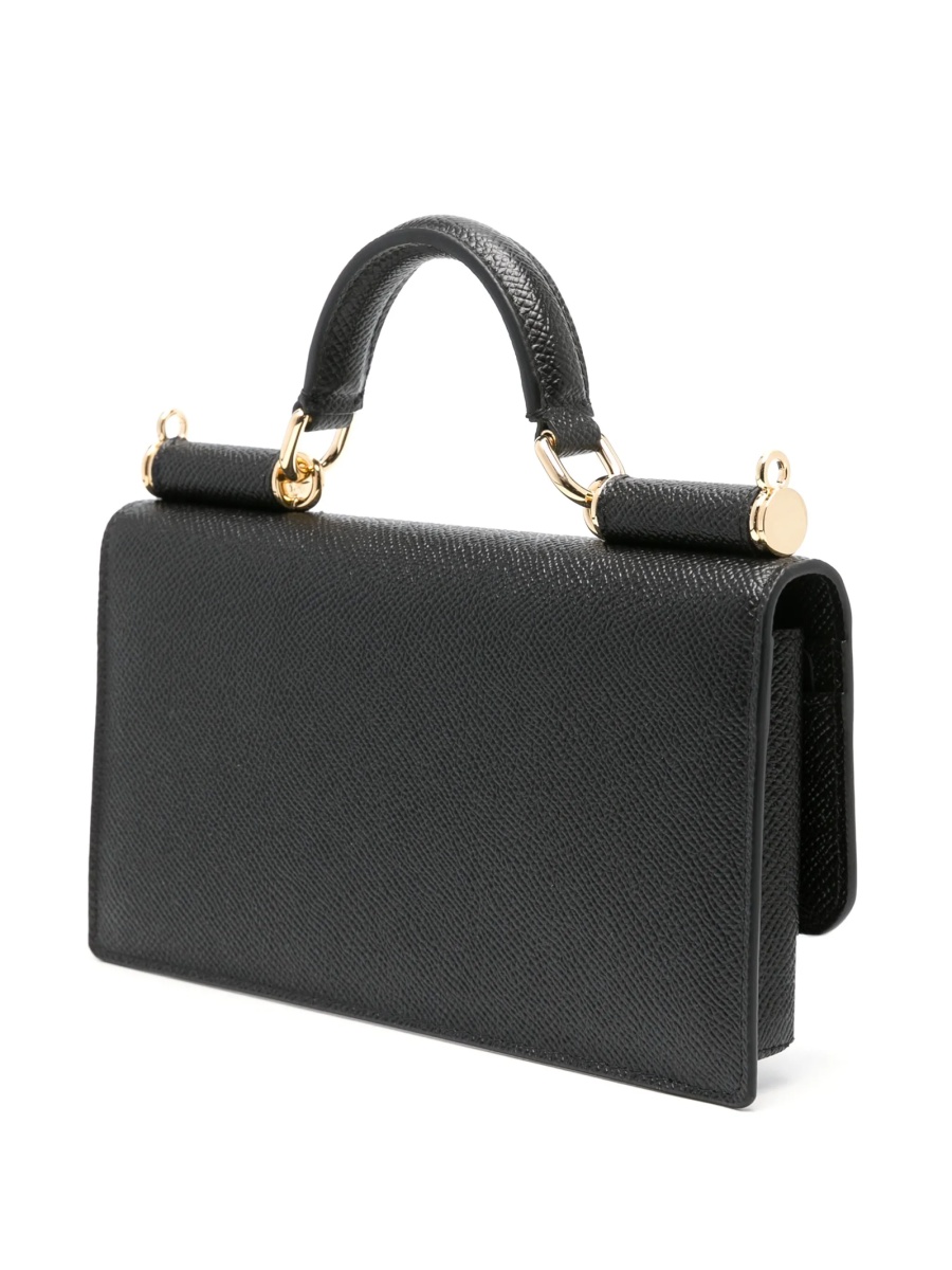 Geanta plic Dolce &amp; Gabbana neagra din piele - Img 3