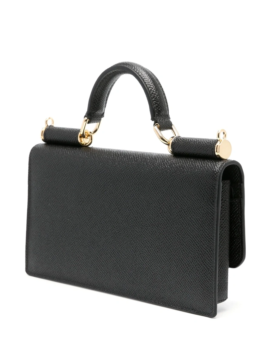 Geanta plic Dolce &amp; Gabbana neagra din piele - Img 3