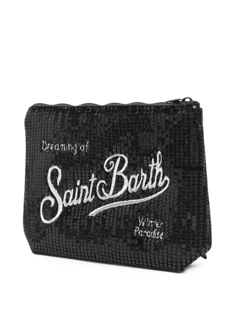 Geanta plic Mc2 Saint Barth neagra din cauciuc sintetic si polyester - Img 2