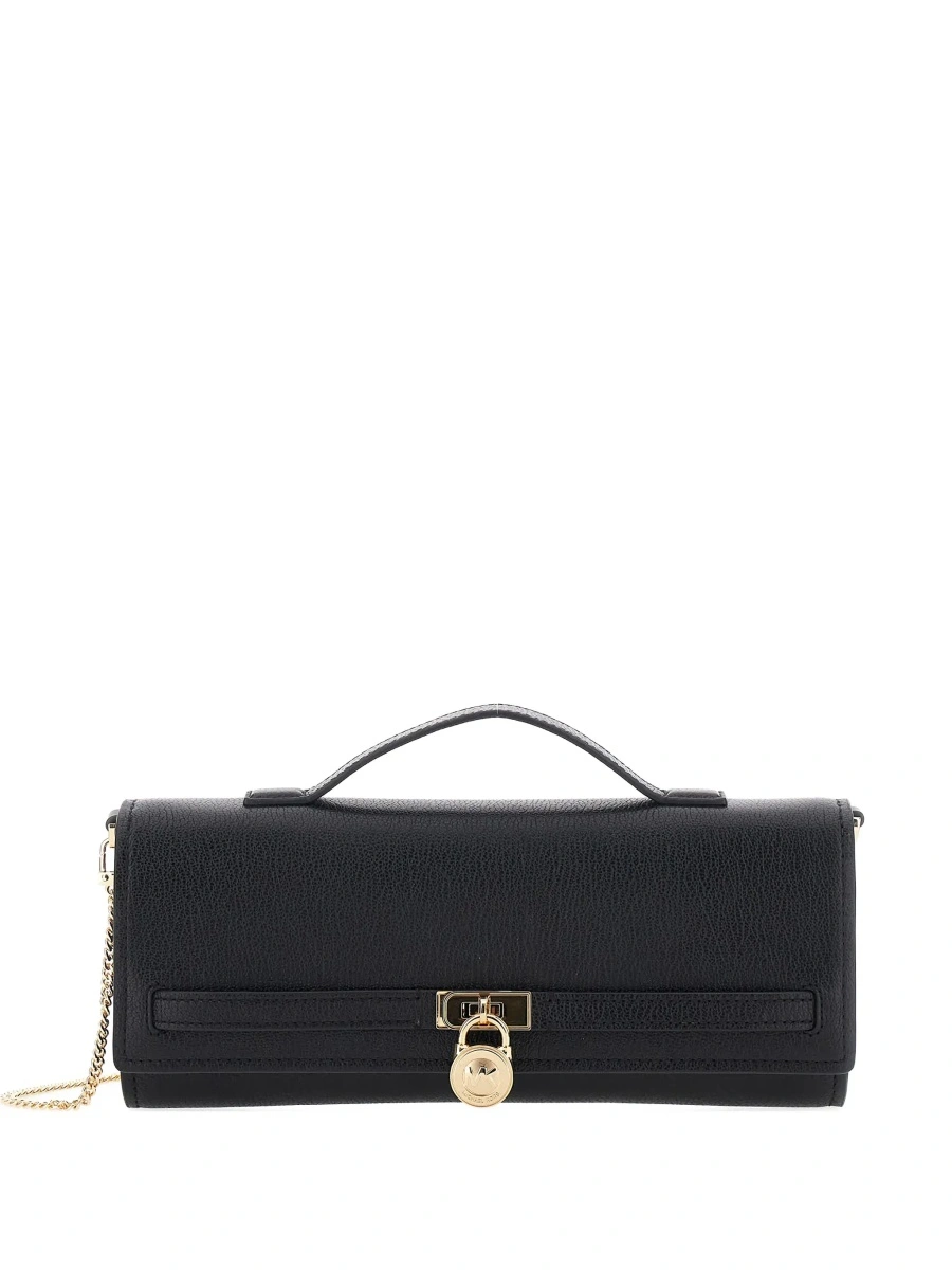 Geanta plic Michael Kors 'Hamilton' neagra din piele - Img 6