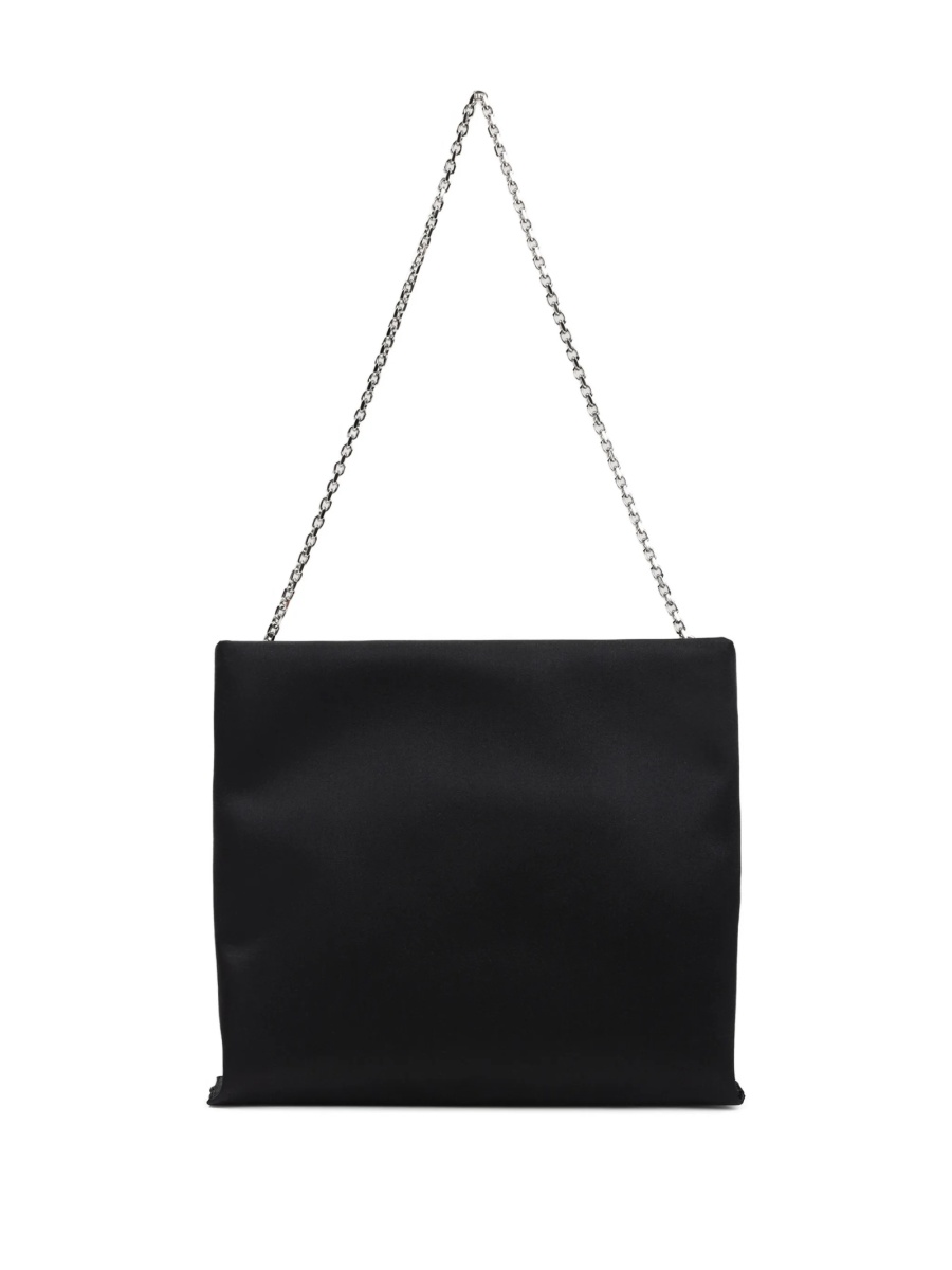 Geanta plic Roger Vivier neagra din matase - Img 2
