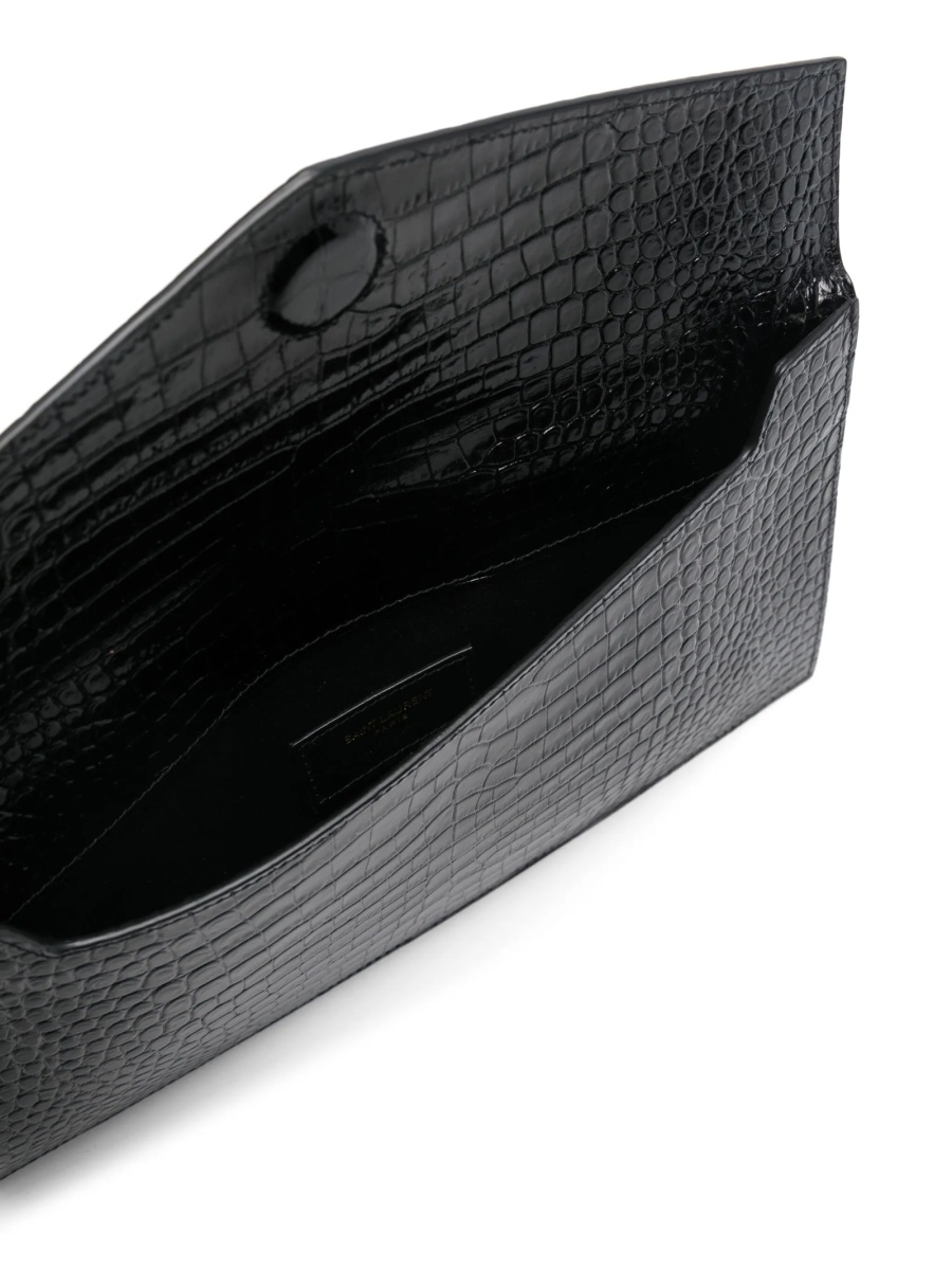 Geanta plic Saint Laurent Envelope neagra - Img 5