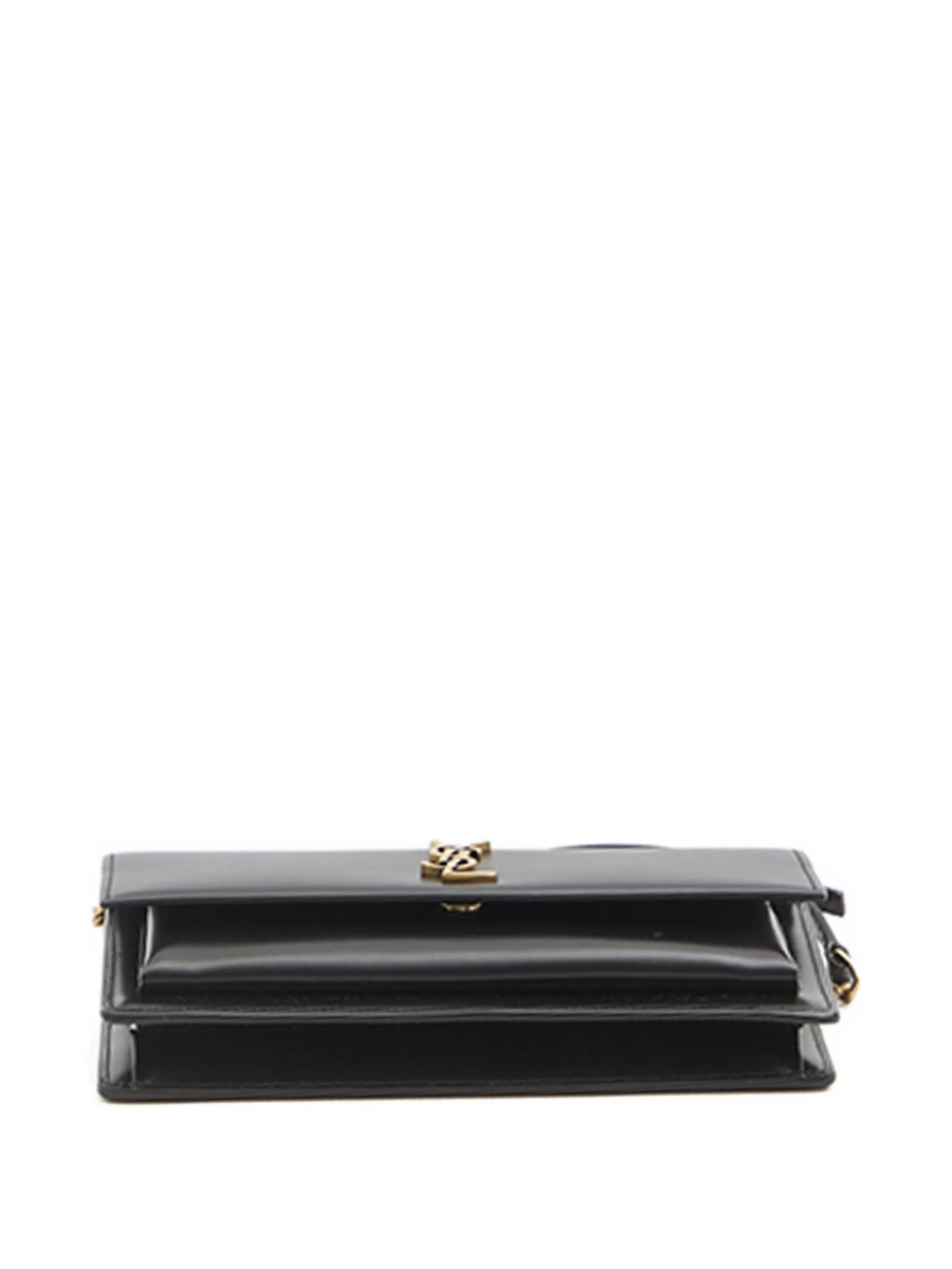 Geanta plic Saint Laurent neagra din piele - Img 3