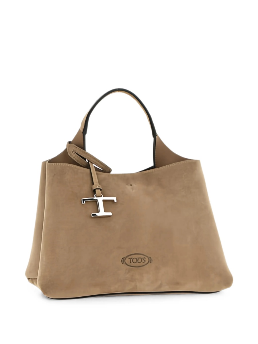 Geanta plic TOD'S neutra din piele intoarsa - Img 4