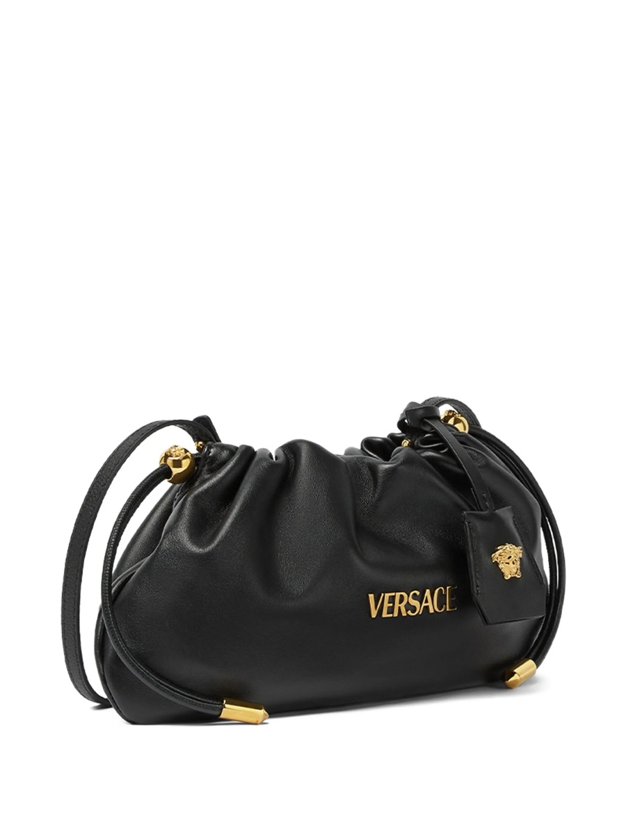Geanta plic Versace neagra din piele - Img 3