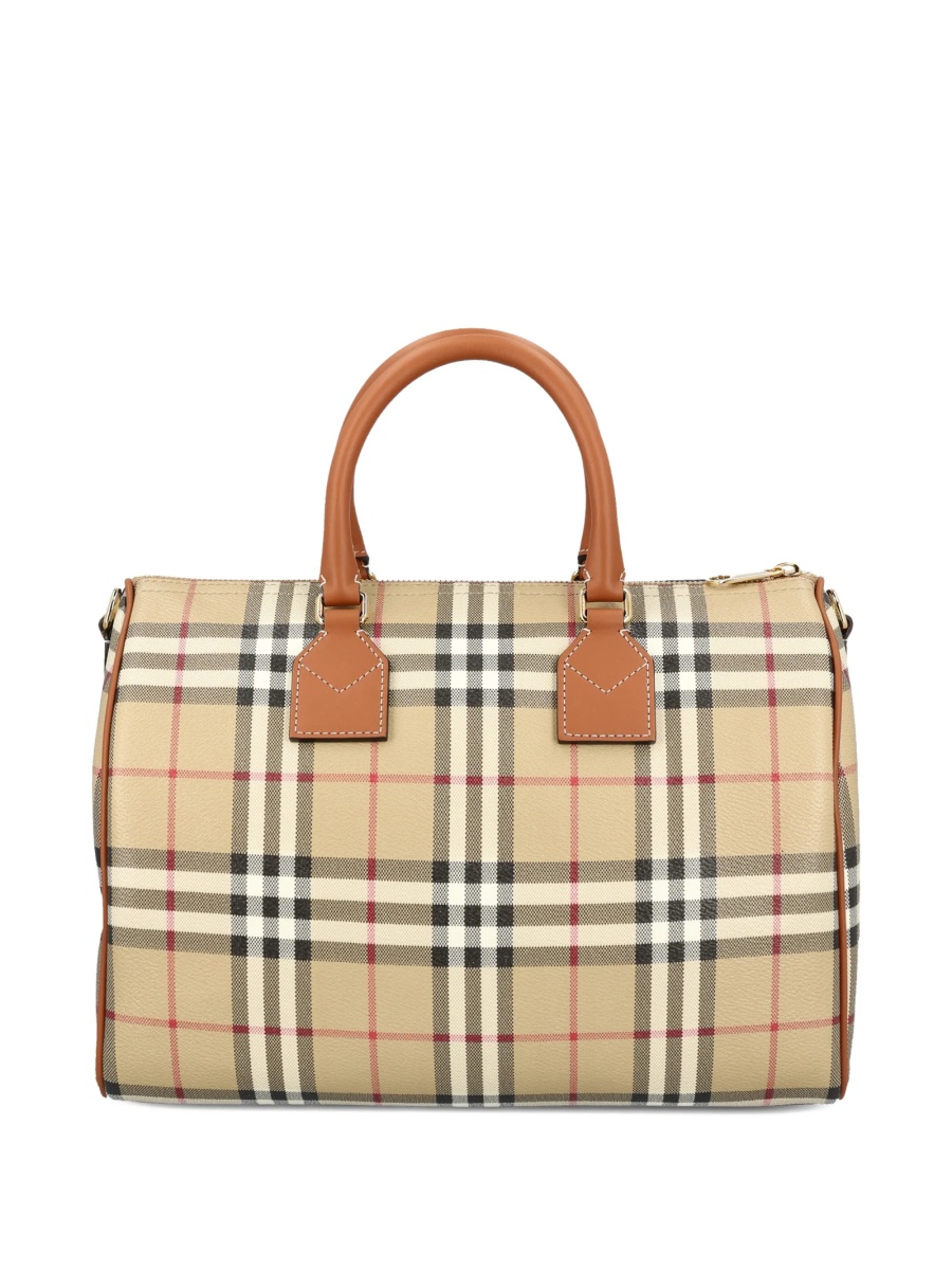 Geanta tip postas Burberry neutra din polyester si bumbac - Img 2