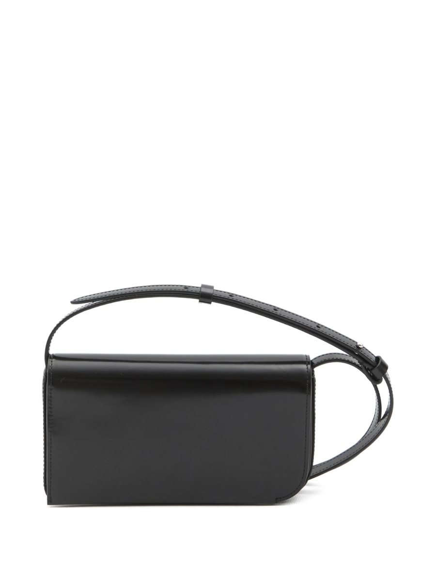 Geanta tip postas JACQUEMUS neagra din piele - Img 3
