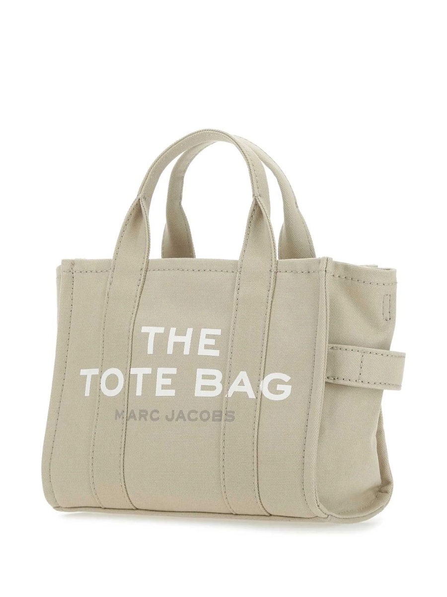 Geanta tip postas Marc Jacobs neutra din material textil - Img 3