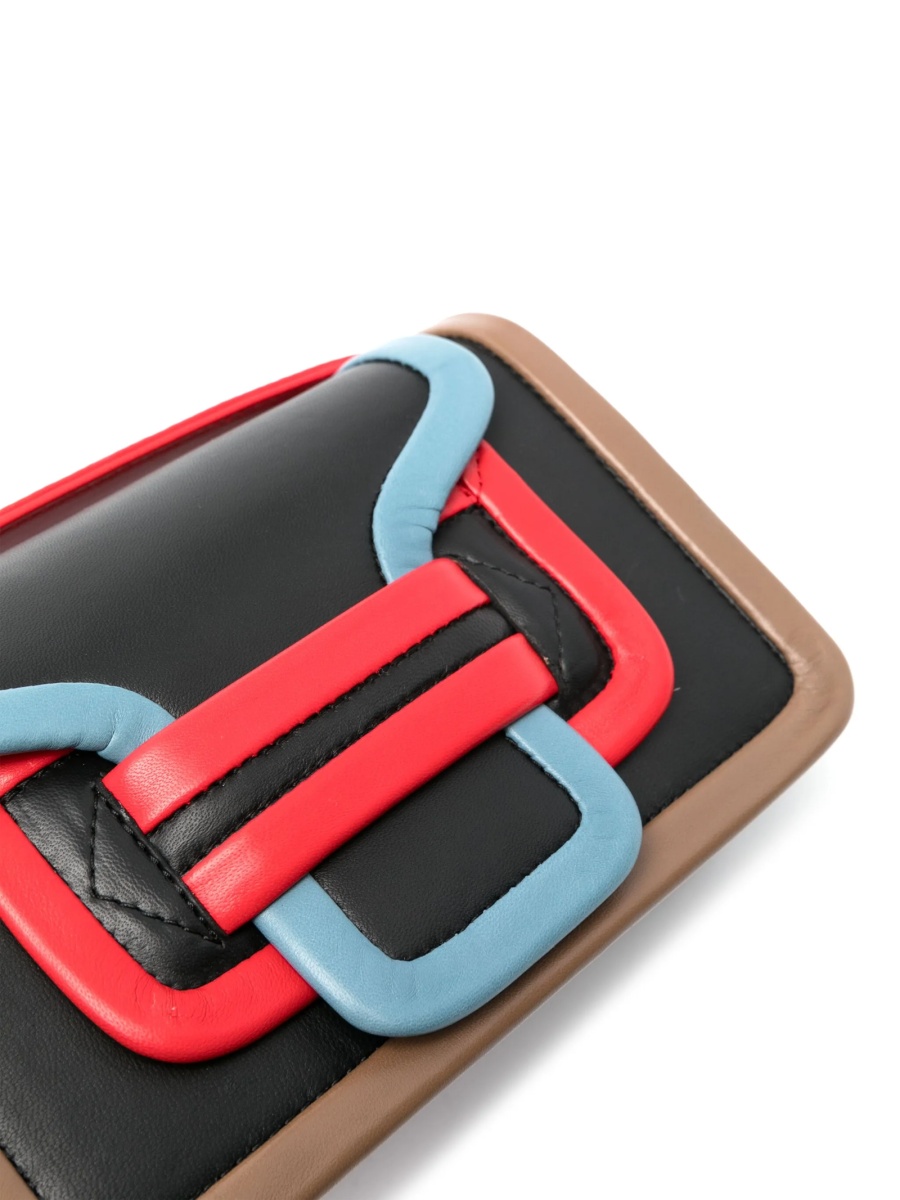 Geanta tip postas PIERRE HARDY neagra din piele - Img 4