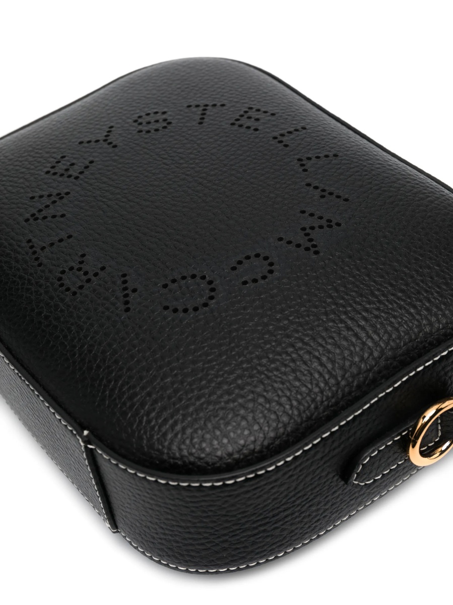 Geanta tip postas Stella McCartney neagra din poliamida si poliuretan - Img 5