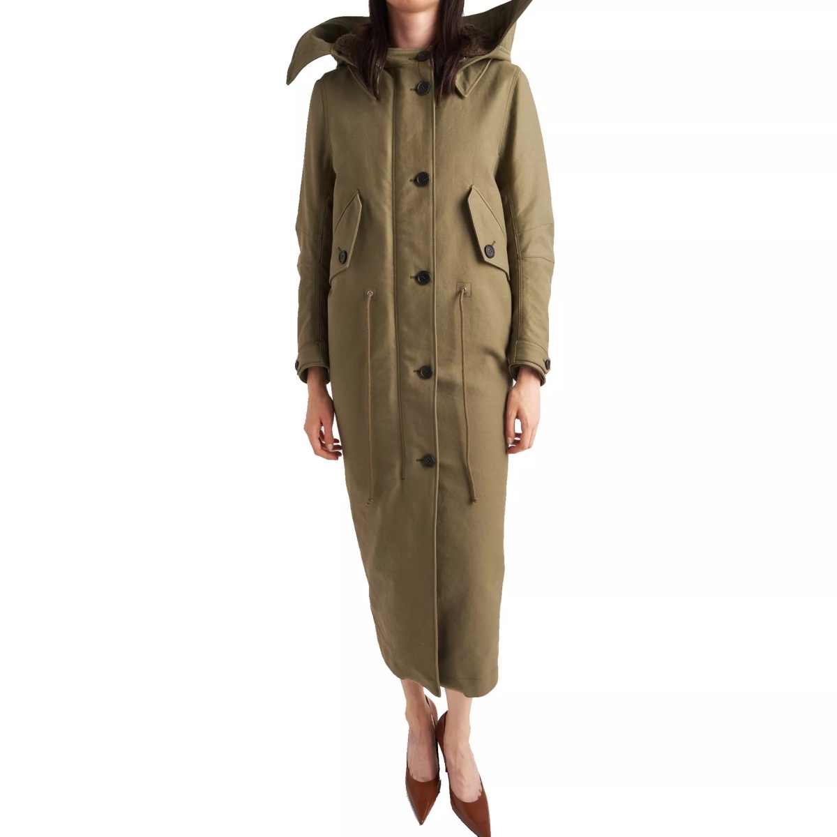 Geci Prada Long Parka Coat - Img 2