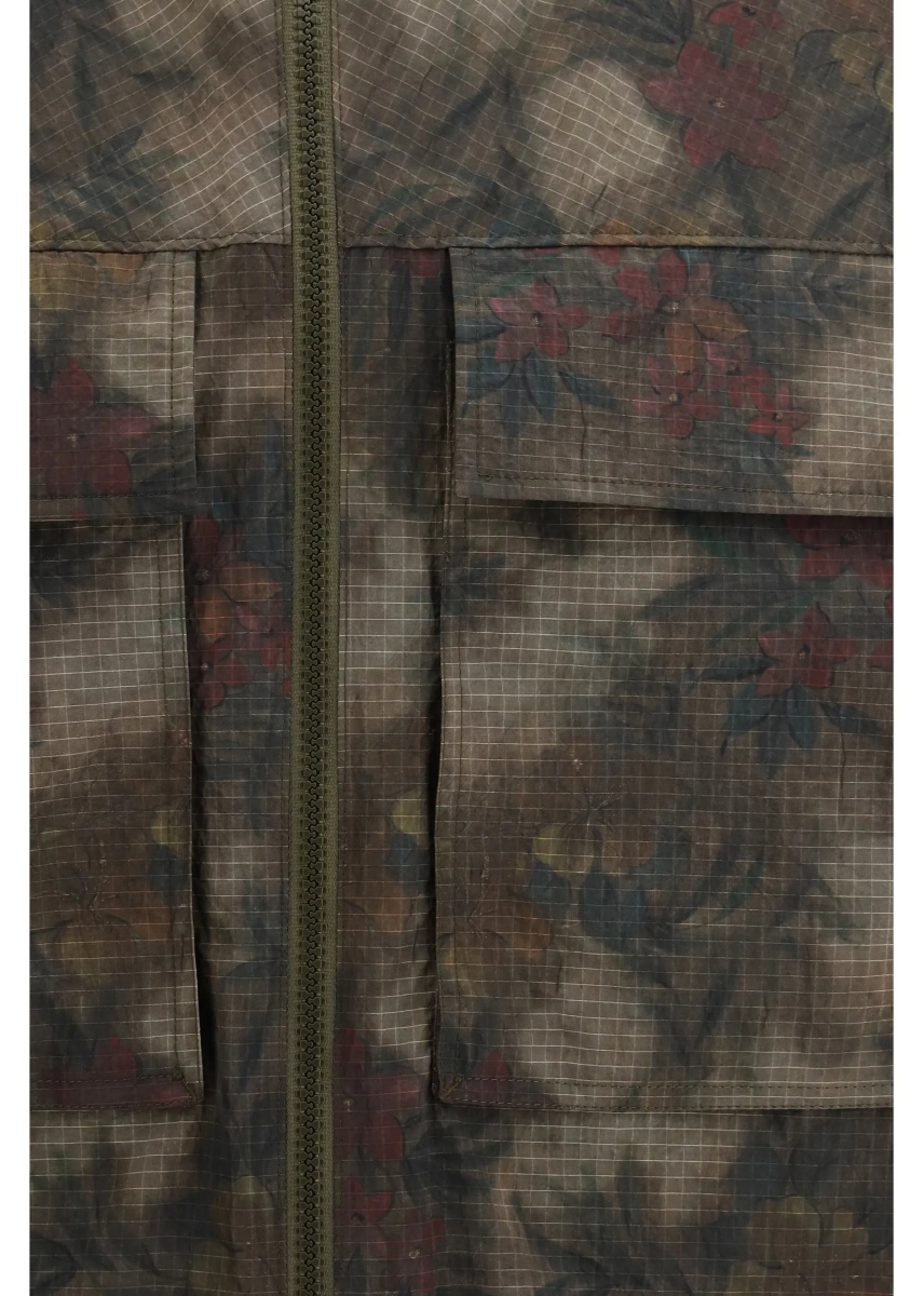 Geci Ripstop Parka with tropical pattern - Img 3
