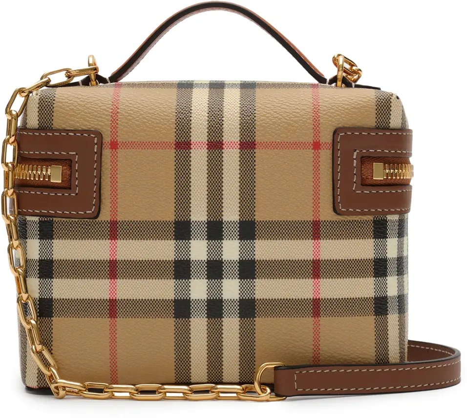 Genti Mini Check Vanity Bag. - Img 3