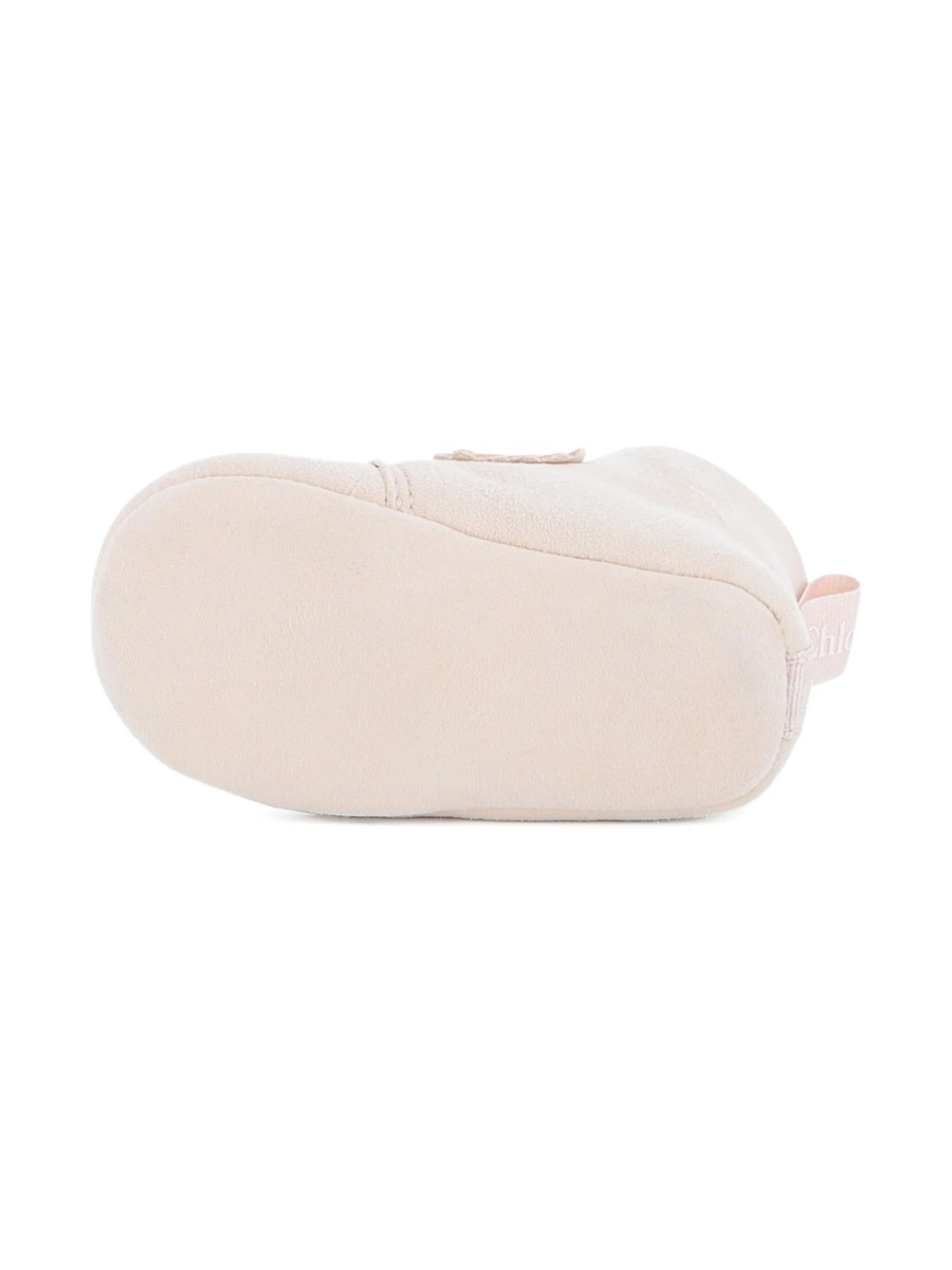 Ghete Chloe neutre din piele - Img 2