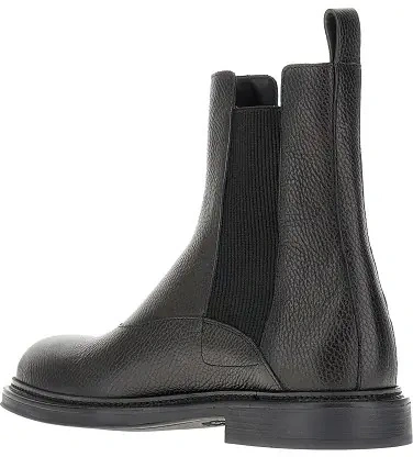 Ghete Emporio Armani negre din piele - Img 3