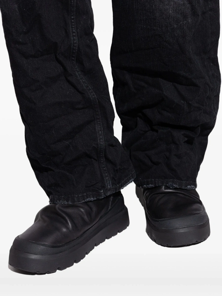 Ghete UGG negre din piele 'Heritage Utility' - Img 8