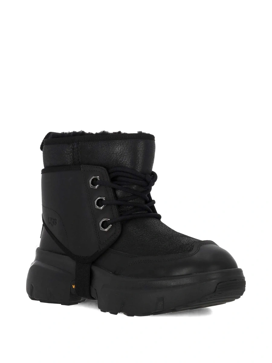 Ghete UGG negre din piele - Img 5