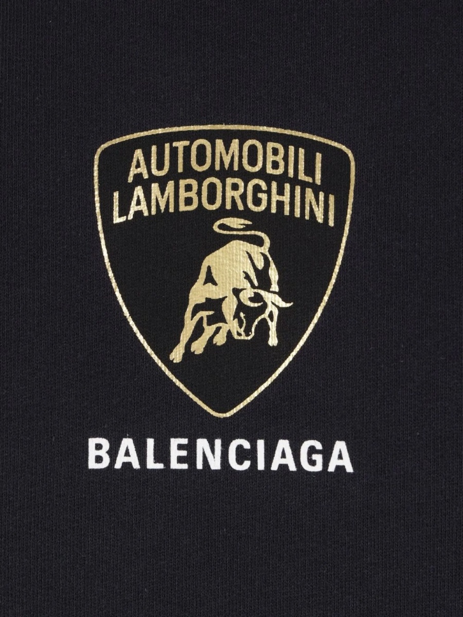 Hanorac Balenciaga albastru - Img 4