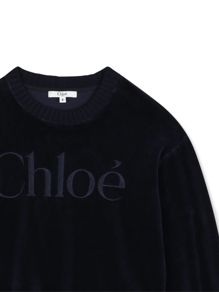 Hanorac Chloe albastru din bumbac organic - Img 3