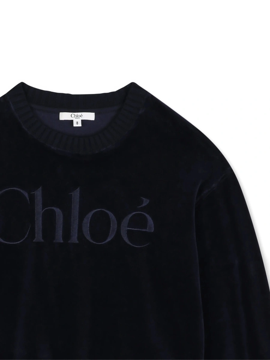 Hanorac Chloe albastru din bumbac organic - Img 3