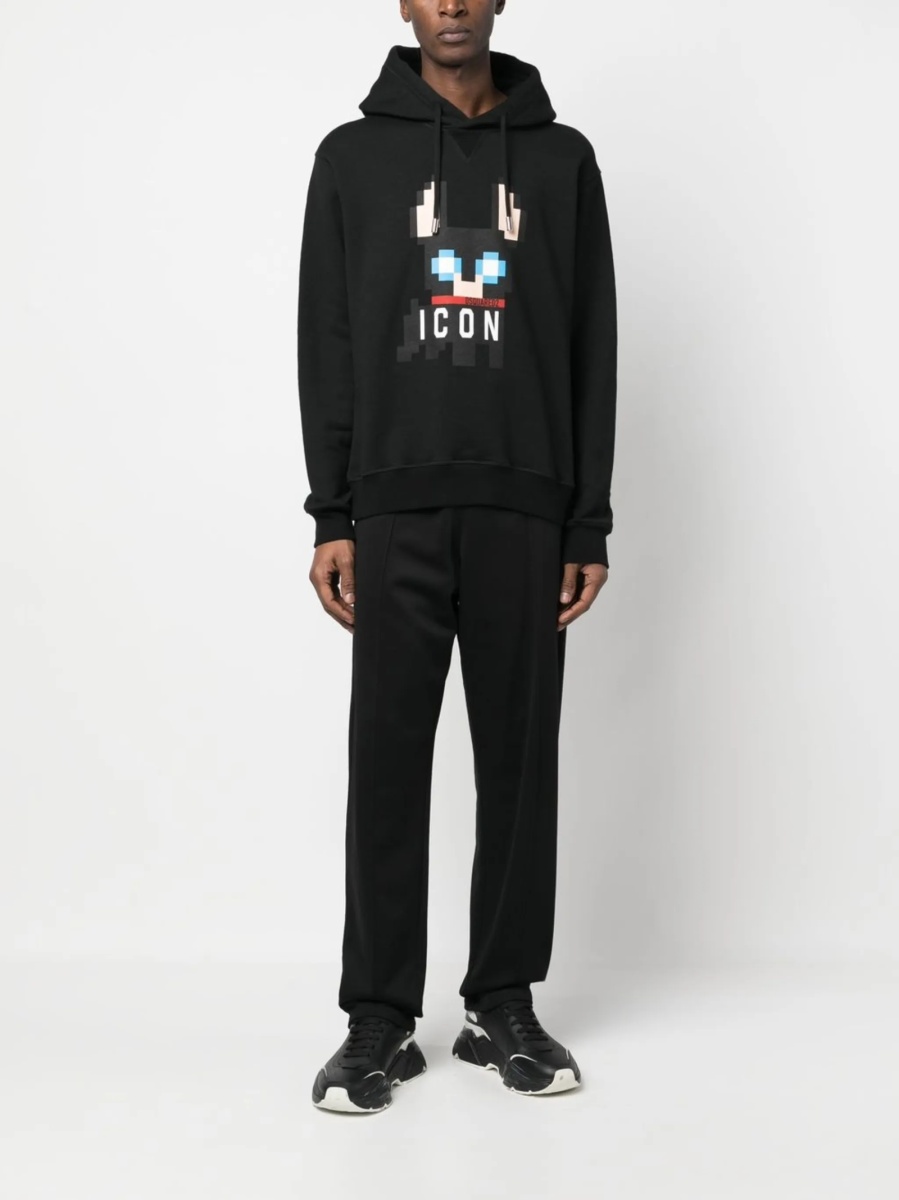 Hanorac DSQUARED2 negru - Img 2