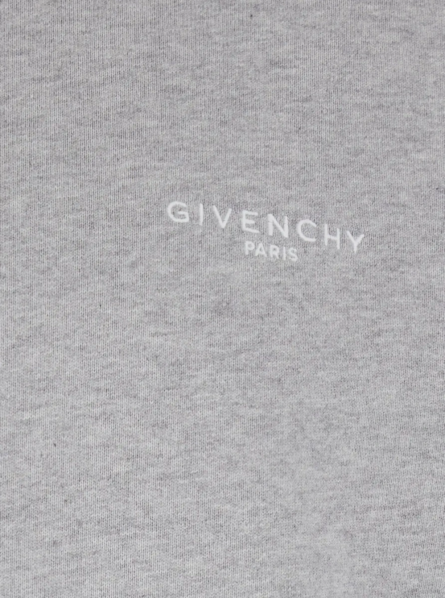 Hanorac Givenchy gri din bumbac - Img 3