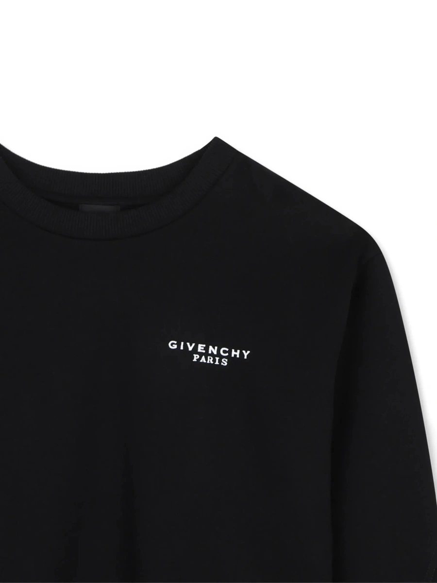Hanorac Givenchy negru din bumbac - Img 5
