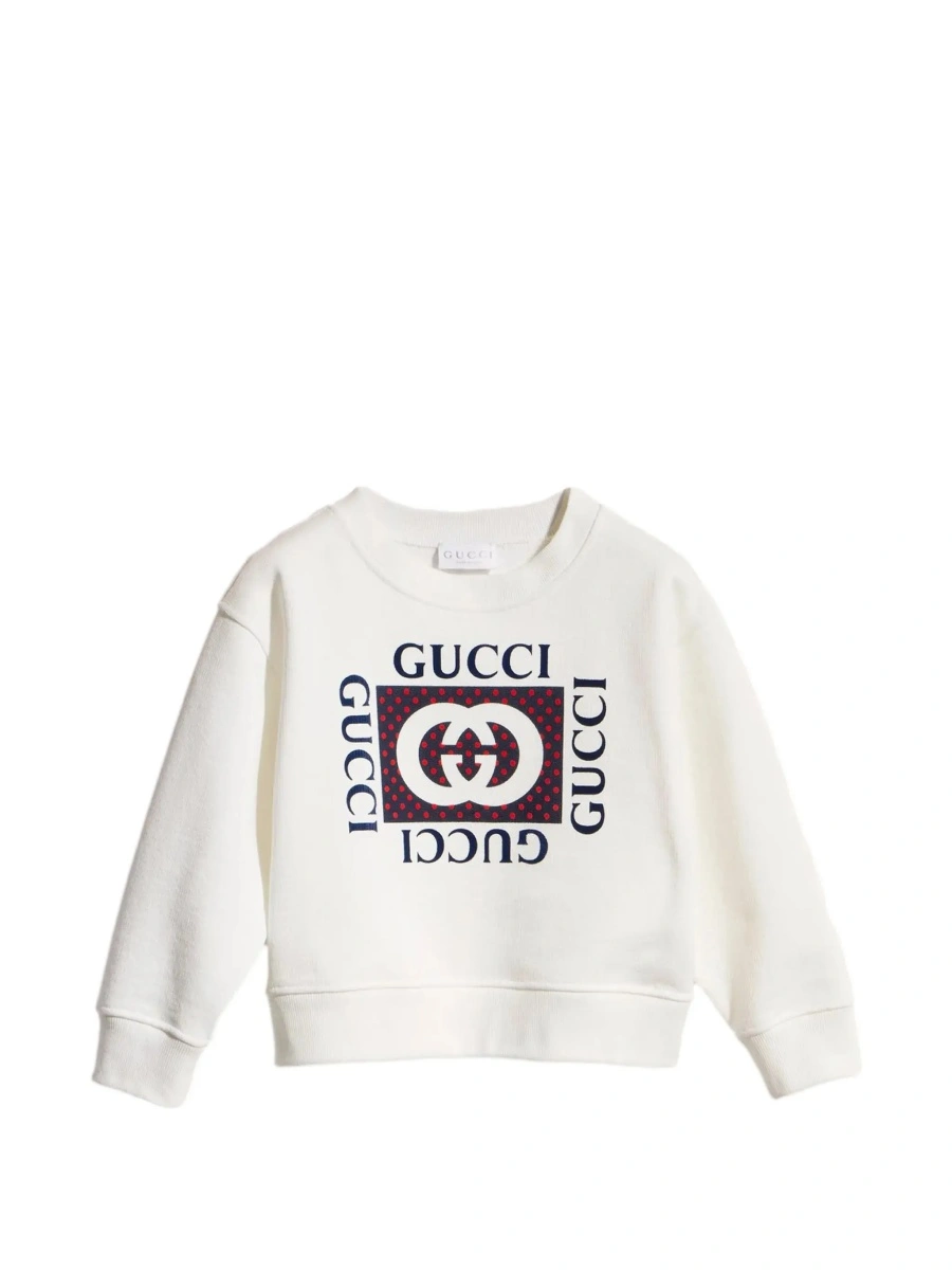 Hanorac Gucci alb din bumbac - Img 6
