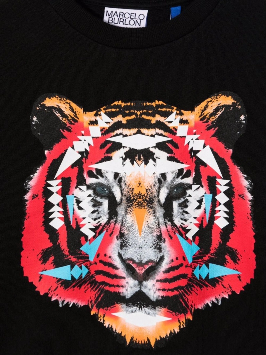 Hanorac Marcelo Burlon negru - Img 3