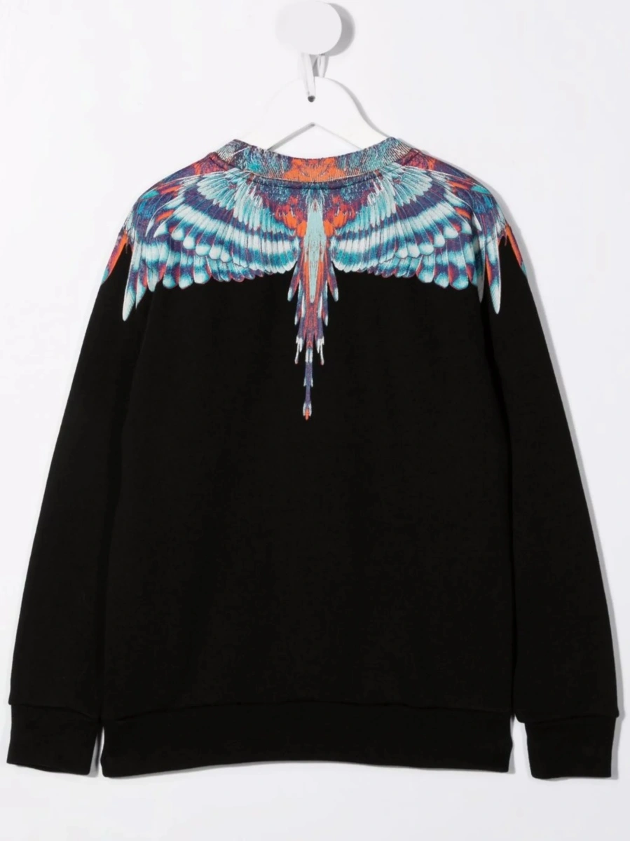 Hanorac Marcelo Burlon negru - Img 2