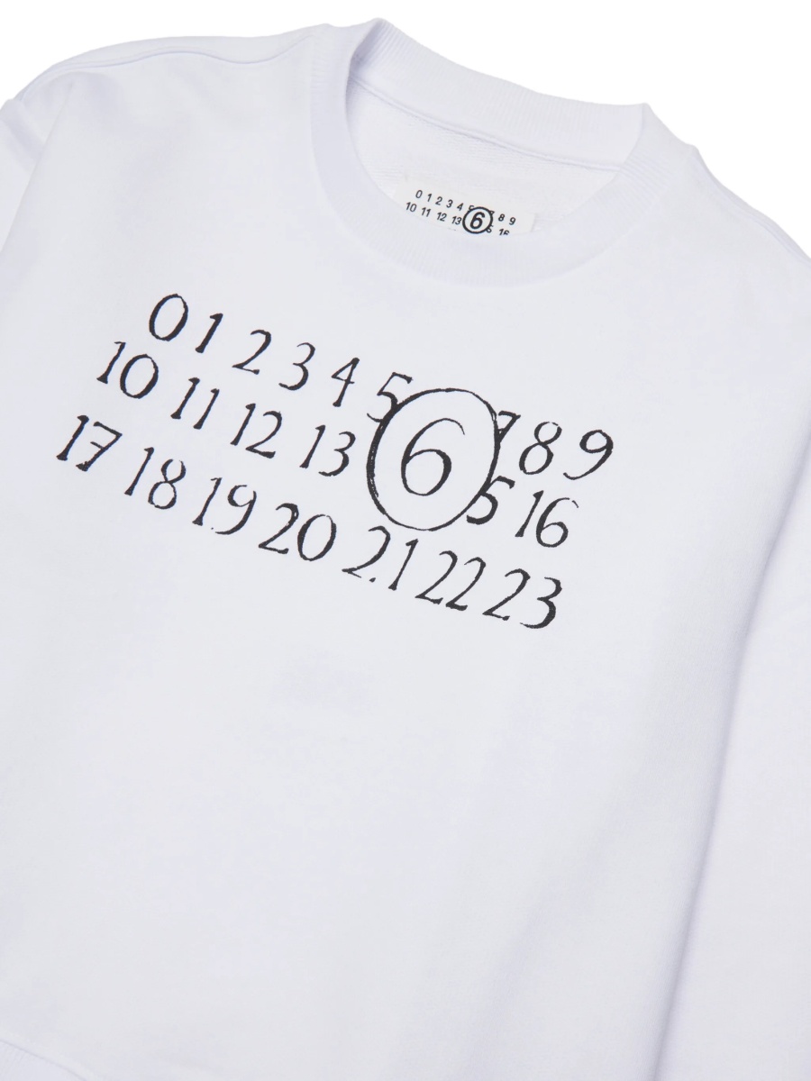 Hanorac MM6 Maison Margiela alb - Img 3