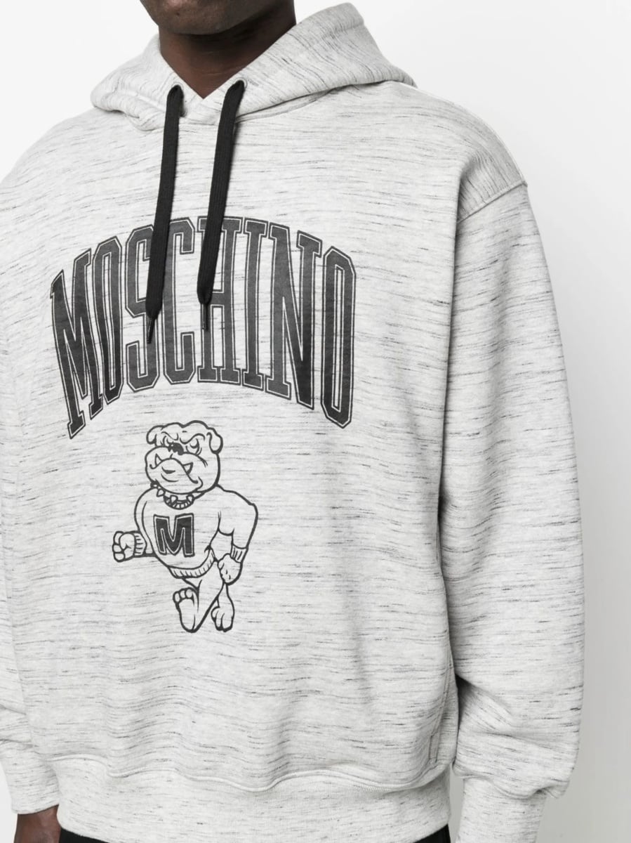 Hanorac Moschino gri - Img 5