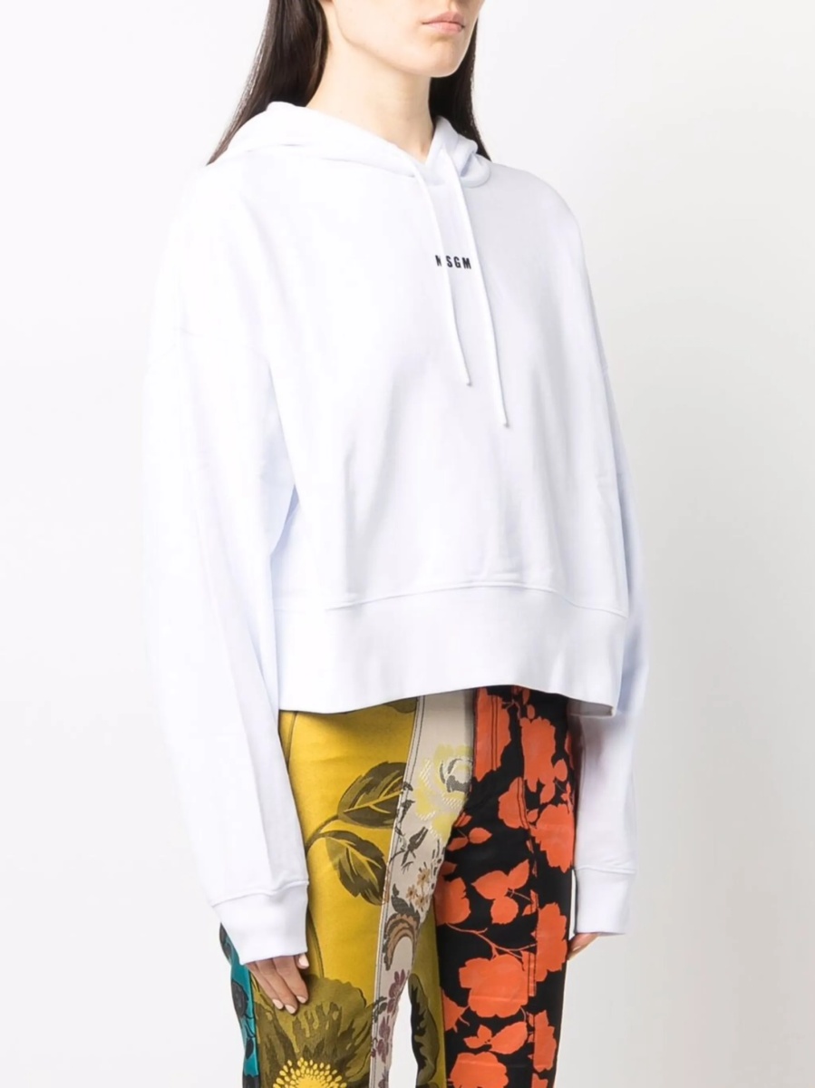 Hanorac MSGM alb - Img 3