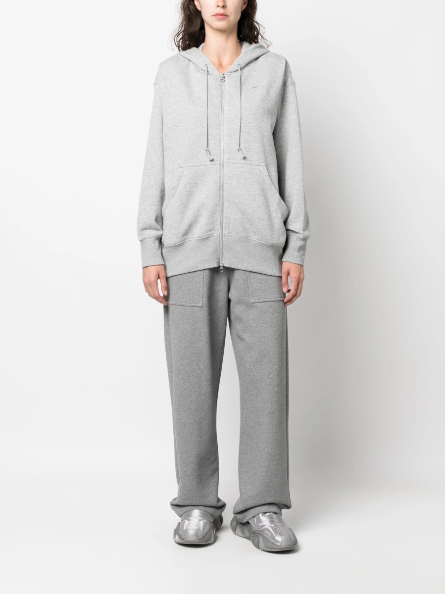 Hanorac Nike gri din bumbac si polyester - Img 2