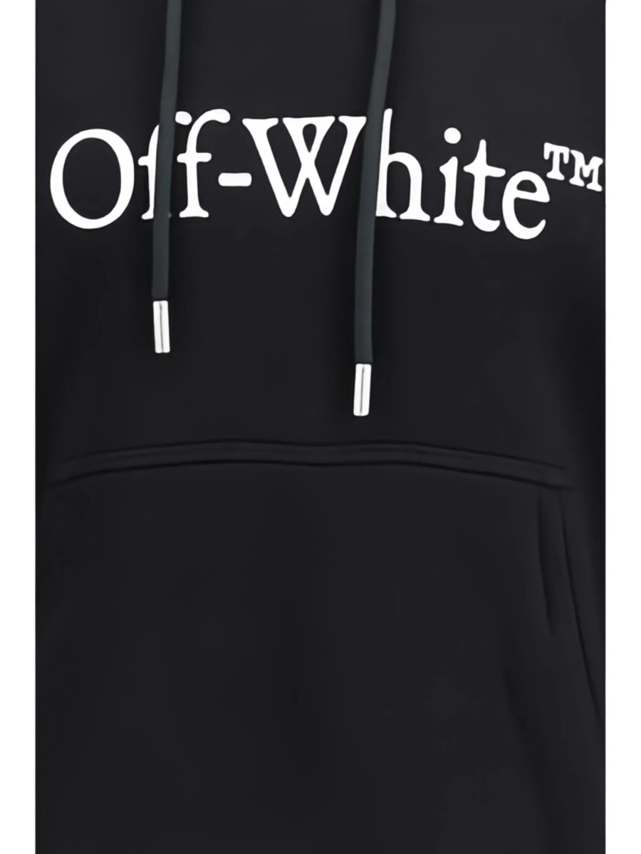 Hanorac Off-White Bookish negru - Img 4