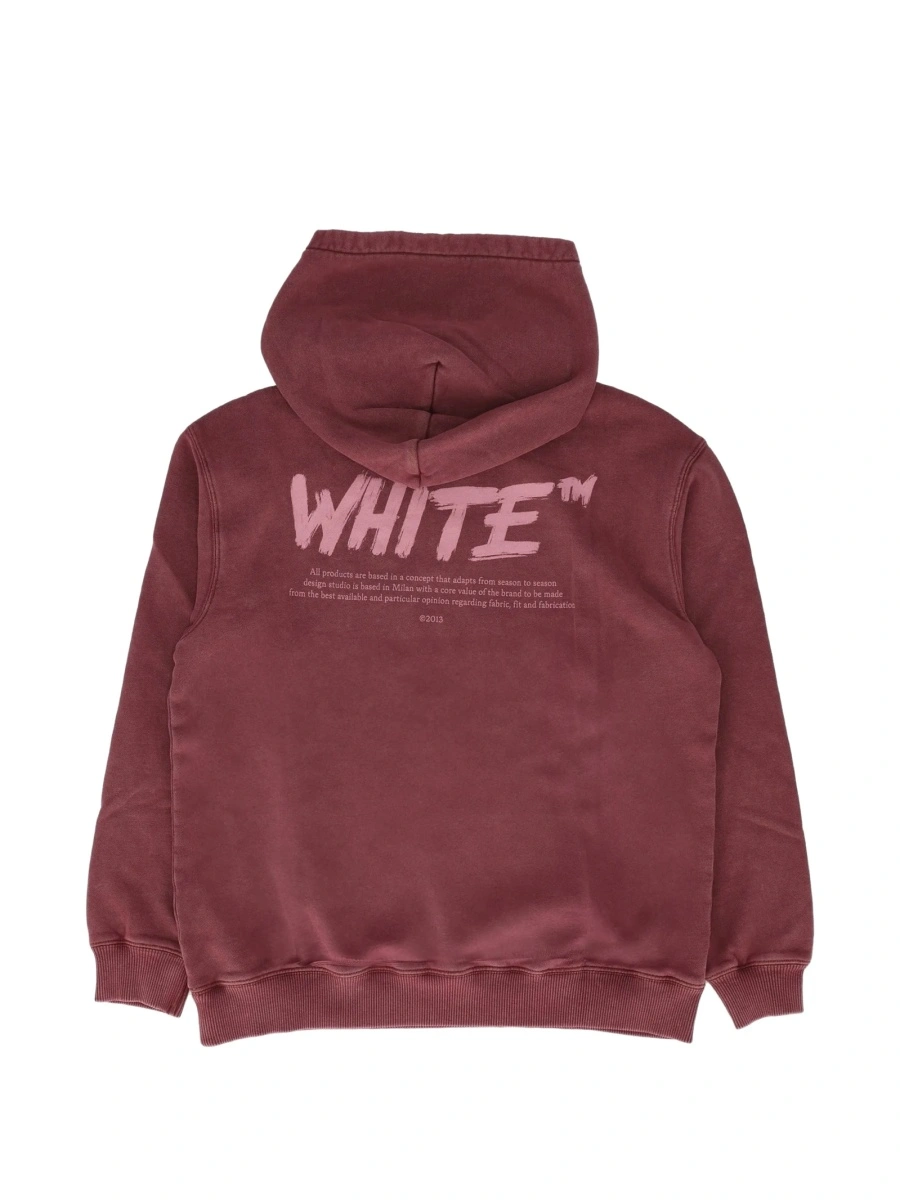 Hanorac Off-White rosu - Img 2