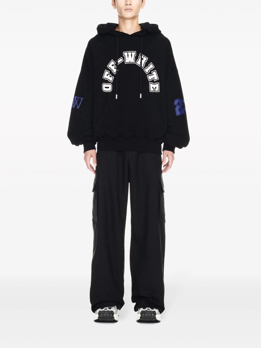 Hanorac Off-White Varsity negru - Img 2