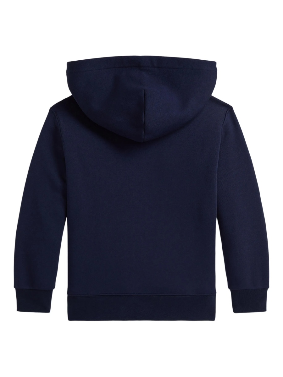 Hanorac Ralph Lauren albastru din polyester si bumbac - Img 2