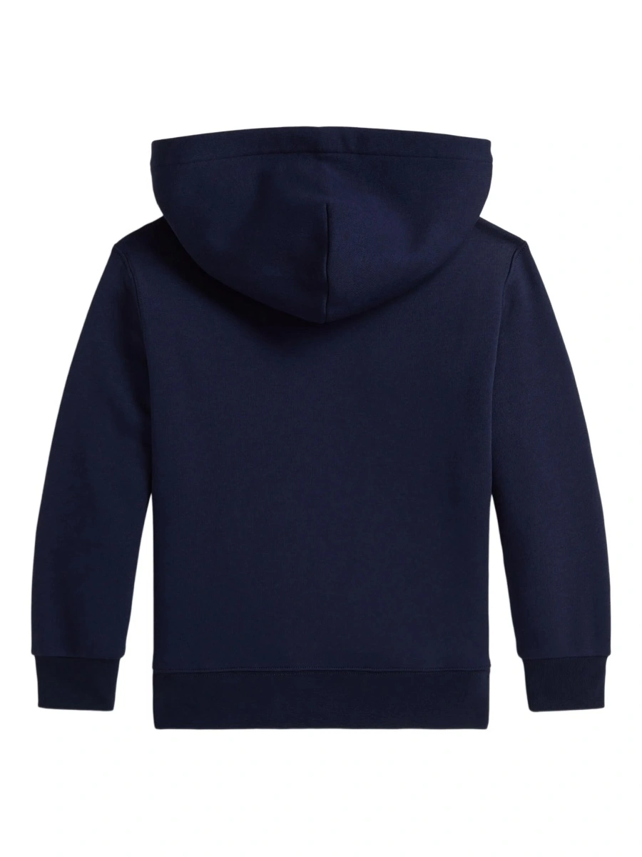 Hanorac Ralph Lauren albastru din polyester si bumbac - Img 2