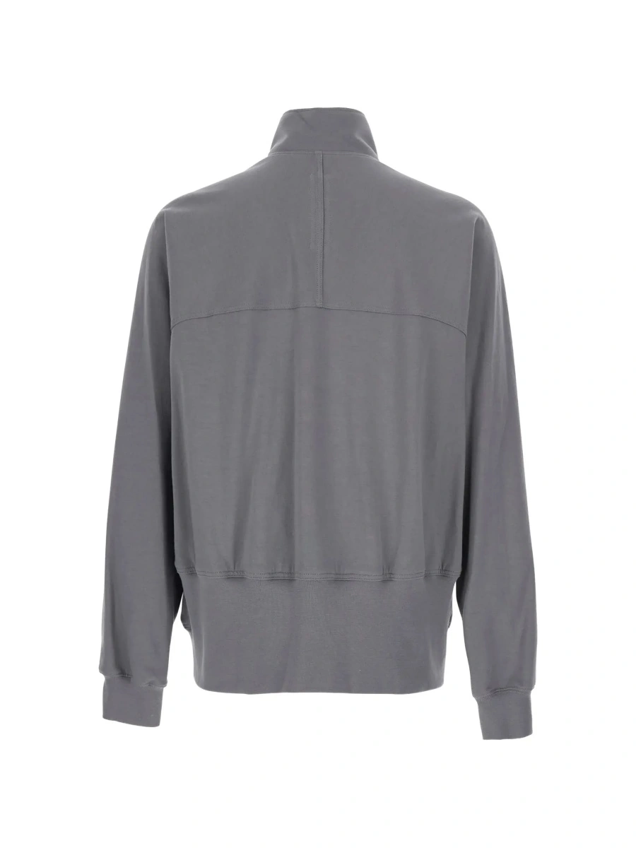 Hanorac Rick Owens gri din bumbac - Img 4