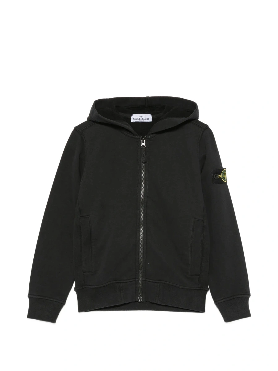 Hanorac Stone Island negru din bumbac - Img 6