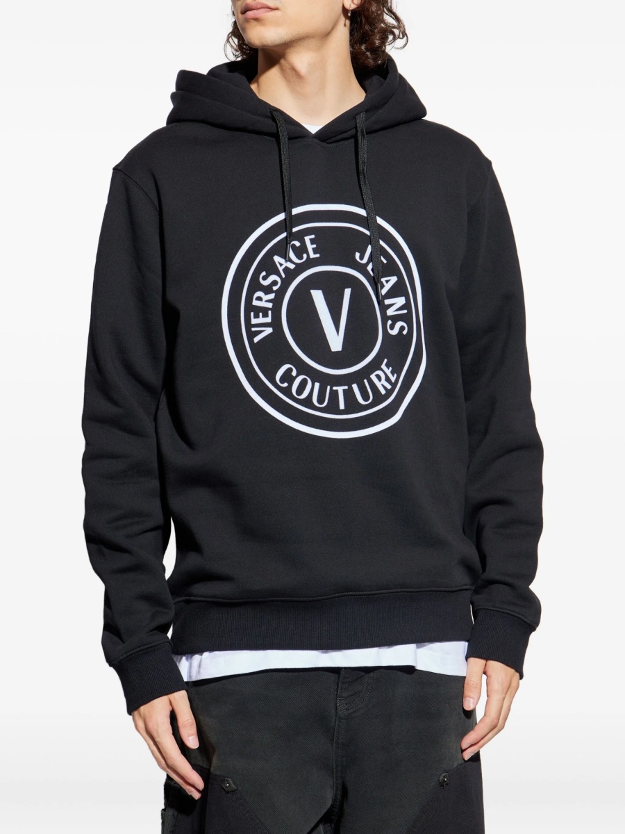 Hanorac Versace Jeans Couture negru - Img 3