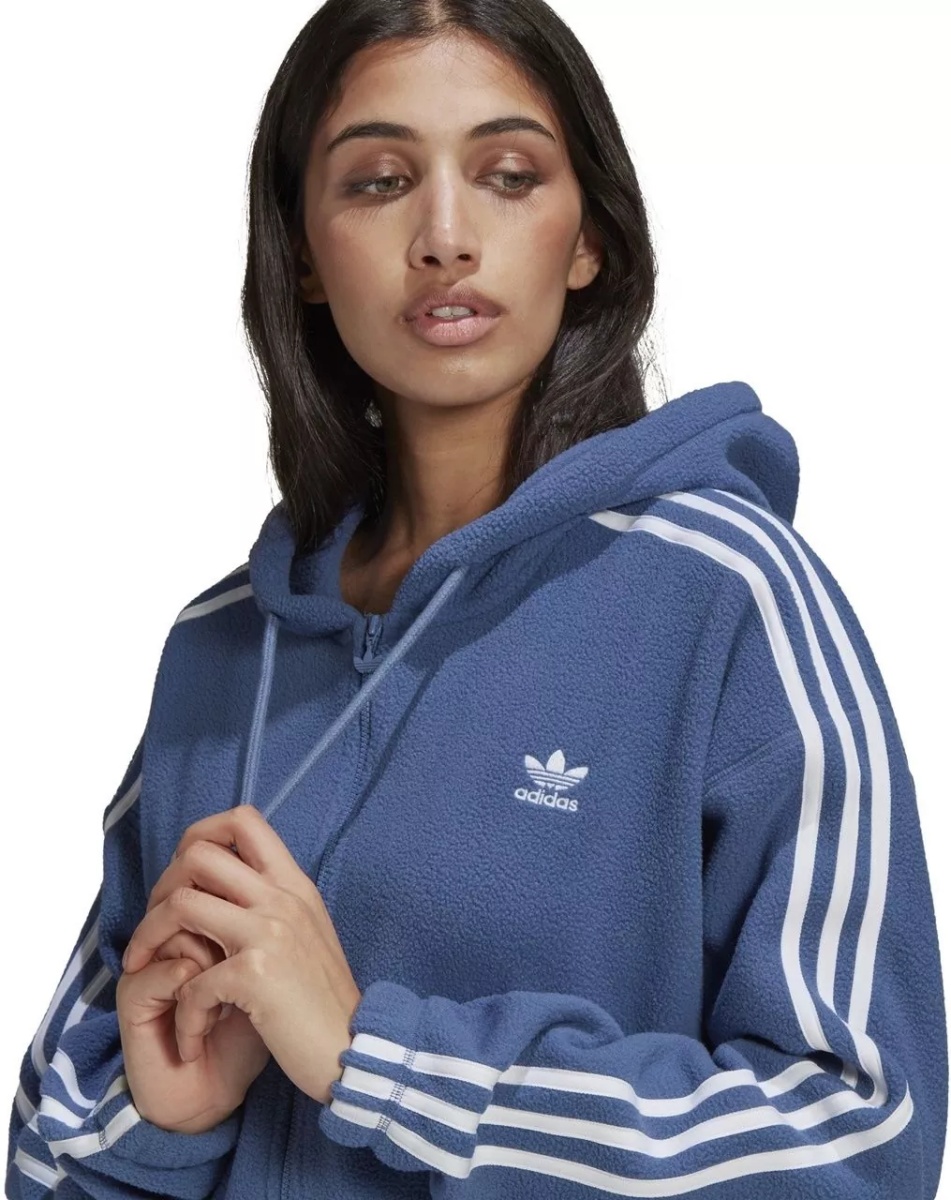 Hanorace Adicolor Classics Polar Fleece Full-Zip Hoodie GN2812 - Img 5