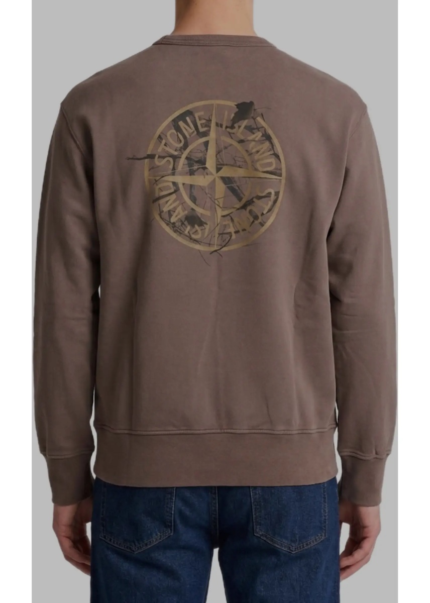 Hanorace Burgundy Crewneck Sweatshirt - Img 3