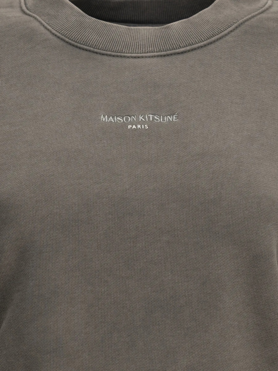 Hanorace MAISON KITSUNÉ Crewneck sweatshirt with logo - Img 3