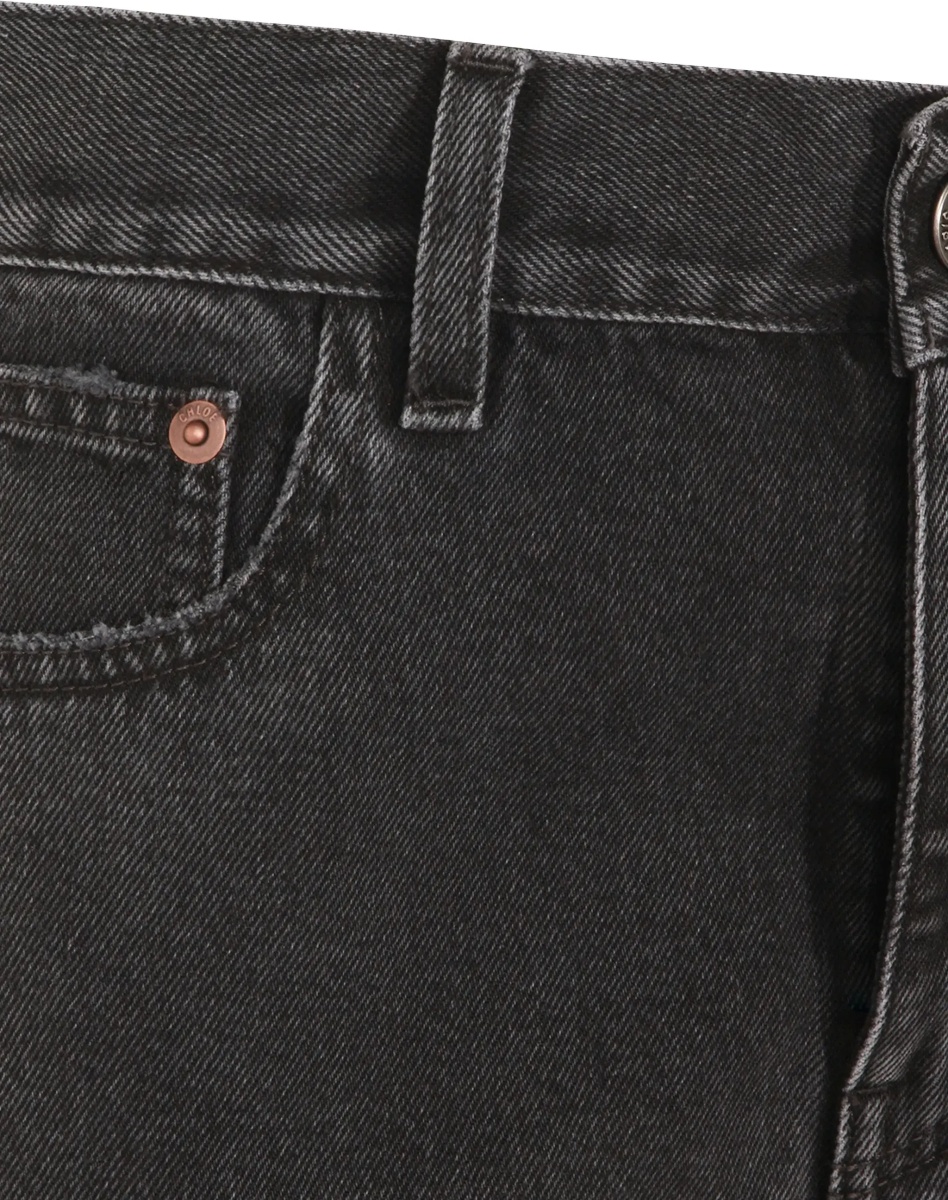 High-Waisted Cropped Denim Jeans - Img 3