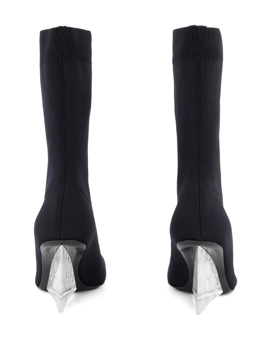Incaltaminte Alexander McQueen neagra din material textil - Img 3